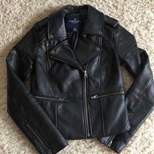 3/$15 American Eagle Faux Leather Jacket